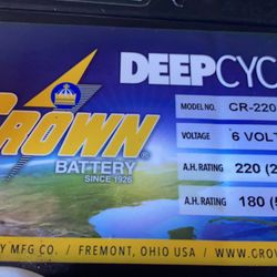 4 Semi New 6 Volts Batteries