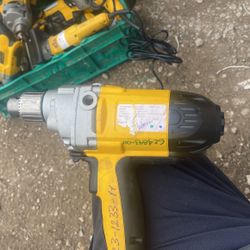 DeWalt DW130V 1/2" Heavy-Duty Variable Speed Spade Handle Drill, 9.0 Amps, 120V