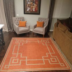 Indoor/Outdoor Square Rug