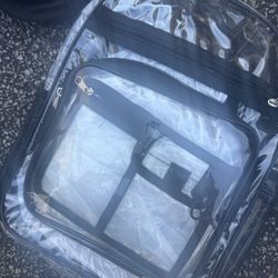 Clear Vinyl Backpack 