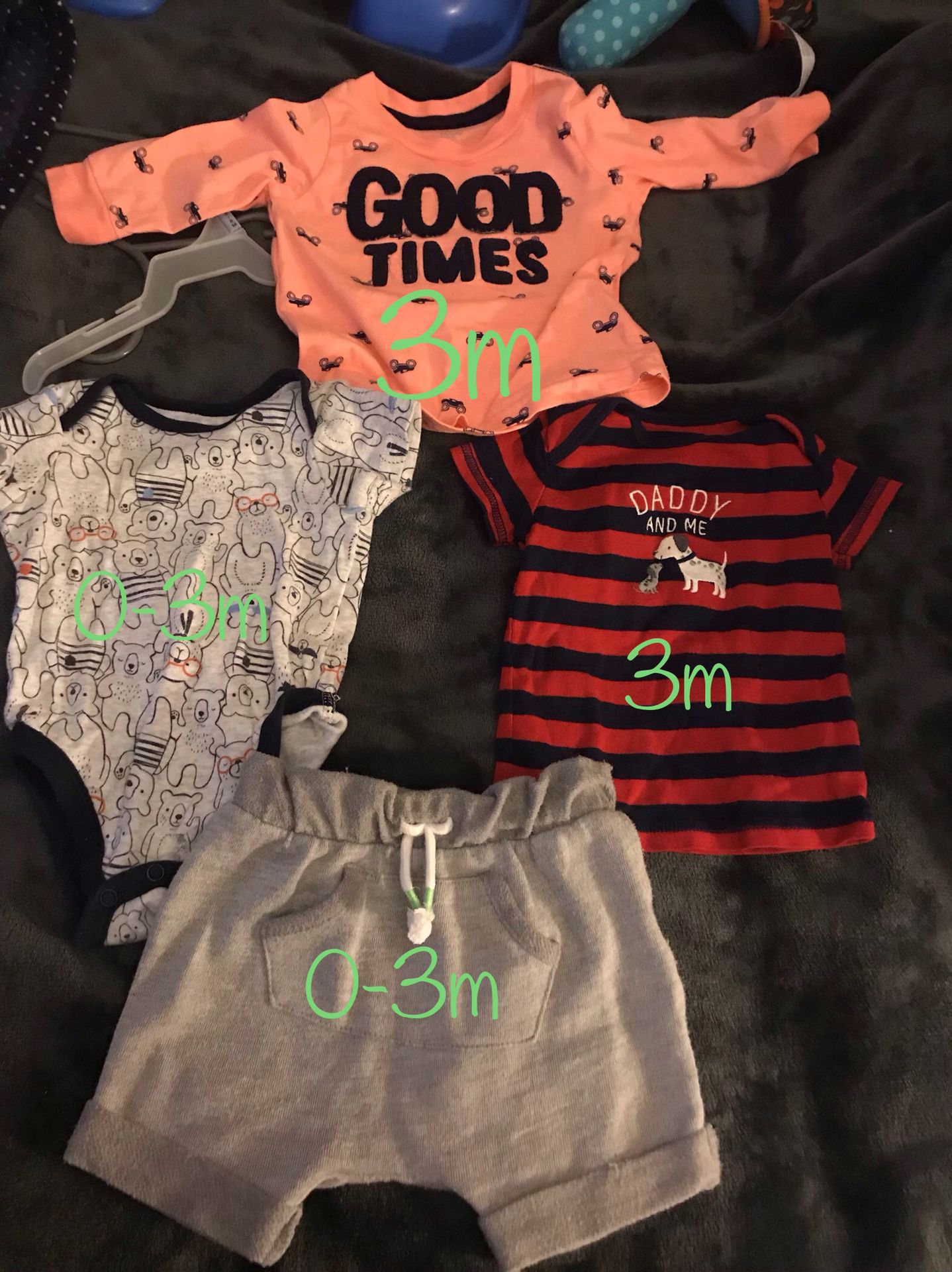 Baby clothes size 0-3 and 3m
