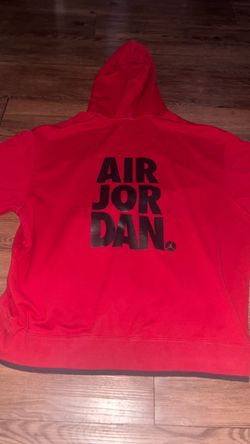 Air jordan red hoodie