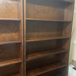  Solid Wood  Book Shelves  6.5 X4 Foot