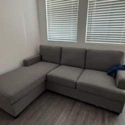 Barrett Storage Sectional Gray 
