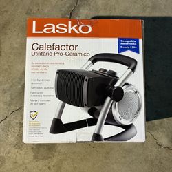 Lasko 1500-Watt Electric Pro-Ceramic Utility Portable Space Heater Pivot Power 