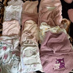 Baby Girl Sleep Wear + Sleepers 0-3 3-6