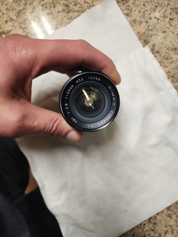 CIMKO Compact MC F=28mm Lens Mint Condition