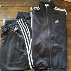 Adidas Adult Sweatpant Set Size Medium