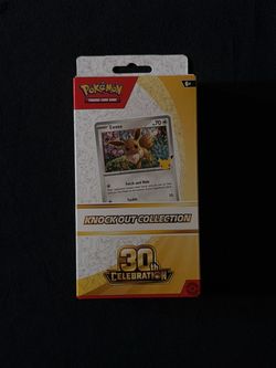 Pokémon TCG: 30th Celebration Knock Out Collection w/ Eevee Brand New / Sealed / Deadstock