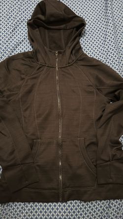 Black Zip-Up Activewear Hoodie
