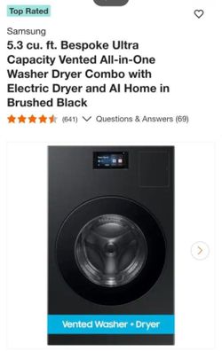 Samsung washer dryer combo