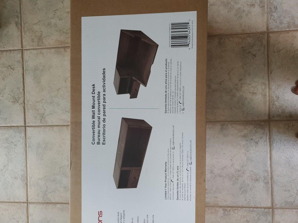Wall Desk New In Box