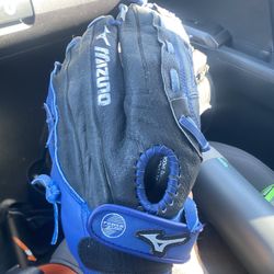Mizuno  Professional Leather Blue Baseball Softball Glove 