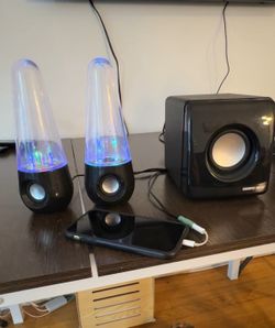 Sharper Image Light Up speakers