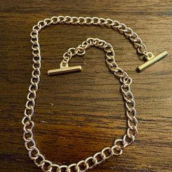 New 13” T Clasp Gold Tone Chains 