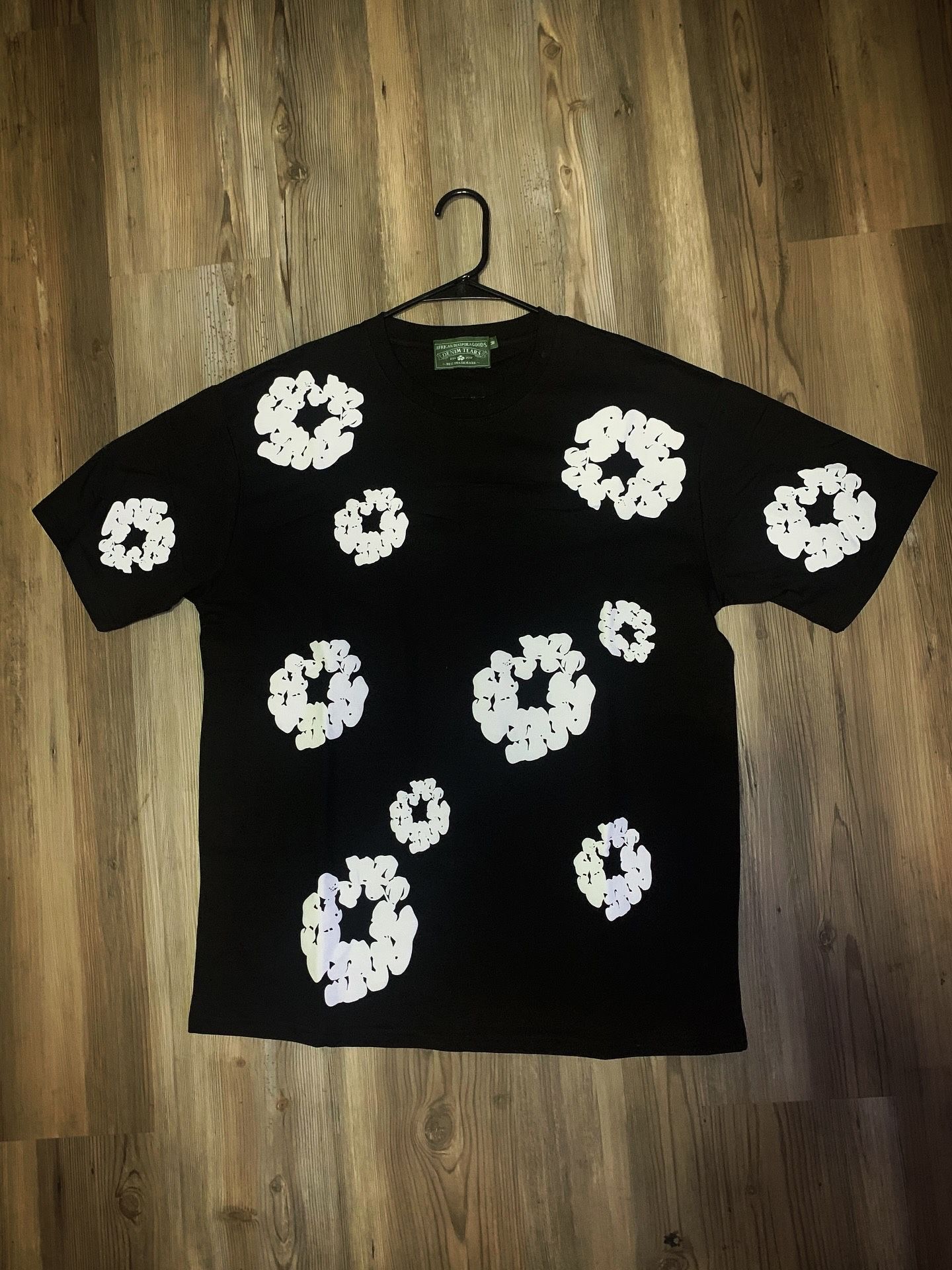 Black Denim Tear Shirt