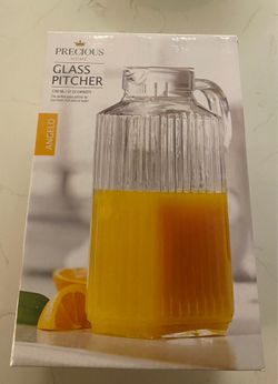 PRECIOUS HOME Glass Pitcher 1700 ML / 57 OZ