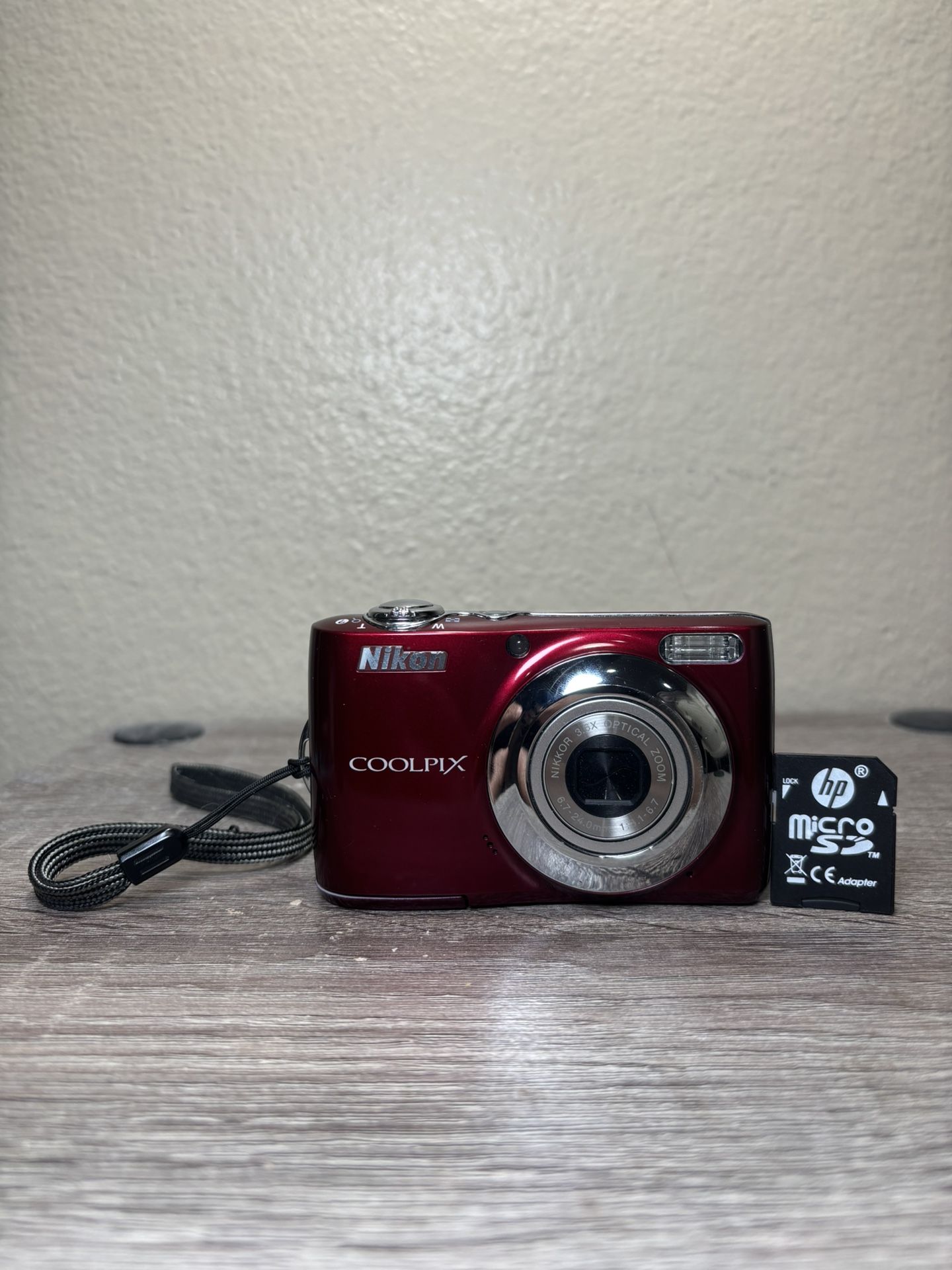 Nikon Coolpix L24 14MP Digital Camera Red