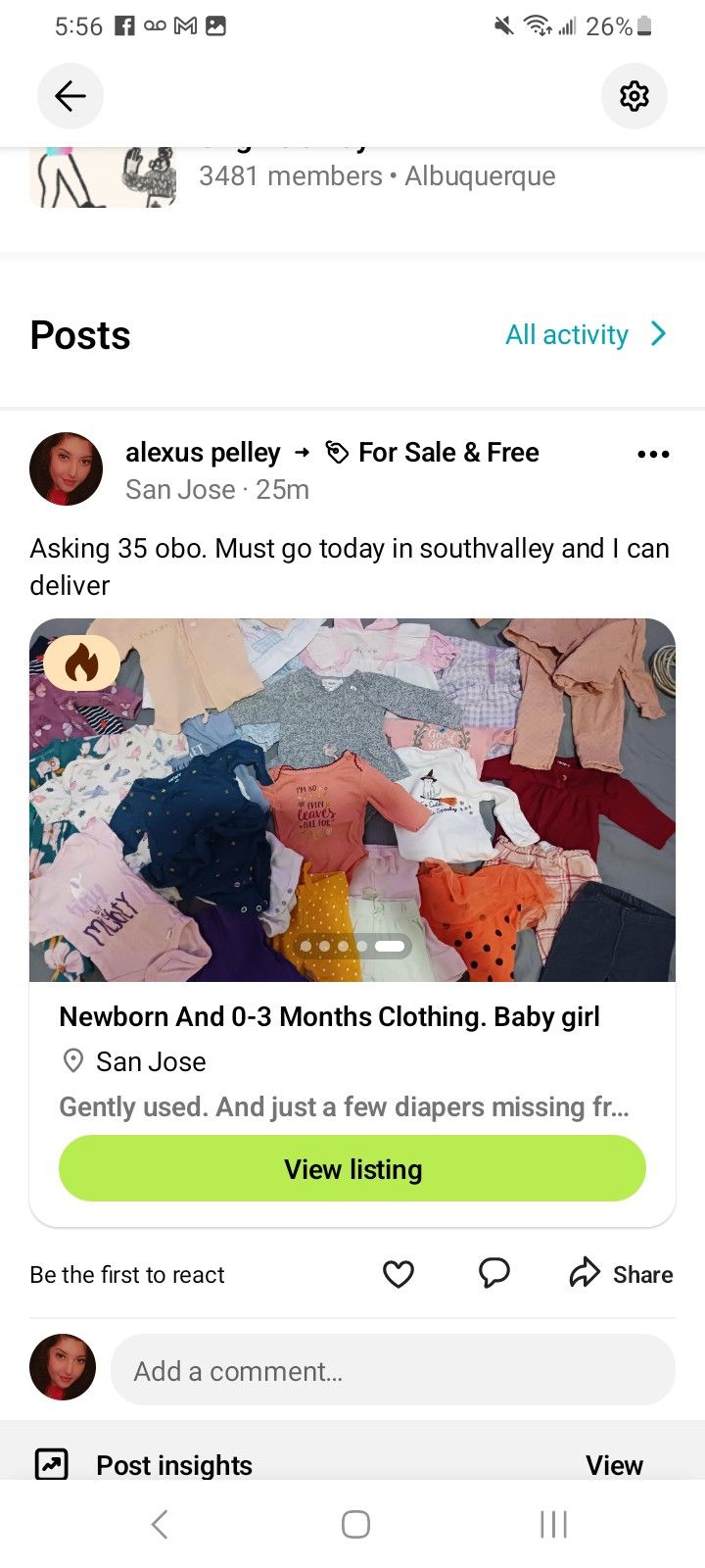 Newborn And 0-3 Month Clothes Baby girl. And 2 Packs Of Newborn Diapers 