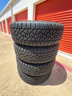 275/60R20 Goodyear Wrangler All Terrain tires Llantas Chevy Gmc Rims