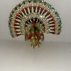 unique egyptian brass peacock jewelry box