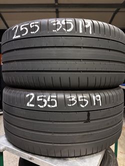 255/35/19 Used Tires – Pair of 2