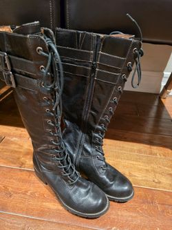 Real Leather Sofft Knee Length Boots Size 6