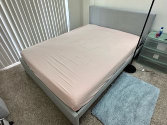 IKEA Queen Size Mattress and Bed Frame