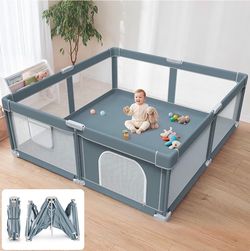OMZER Foldable Baby Playpen, 71x79 Inch Extra Large Collapsible Play Yard