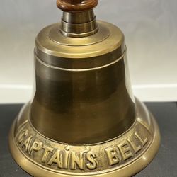 Extra-Large Brass Captains Bells 