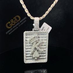 Stunning Moissanite Diamond Pendant Necklace