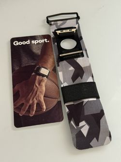Apple Watch Sport Band Grey Camo 38/40mm L/ XL