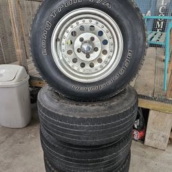 15 Inch Aluminum Ranger Rims Tires Goes Free With The Rims