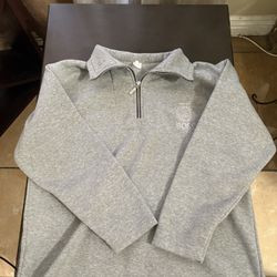 Grey Quarter Zip