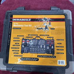 DURABUILT 101 Piece Tool Kit mechanic tools socket set   Complete but Damaged box      Fe5)