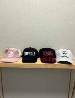 Topgolf Baseball Caps - Set of 4
