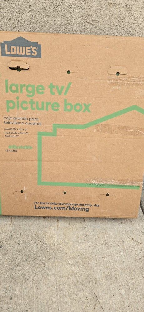 Lowes Large TV/PICTURE moving Box