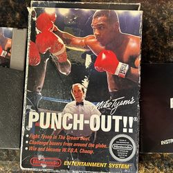 Nintendo NES MIKE TYSON'S PUNCH-OUT w/instructions