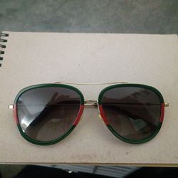 Gucci
Web Aviator Sunglasses, Green/Red/Green
$560