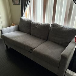 Grey Futon Sized Couch