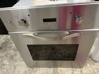 27β viking electric wall oven in stainless steel