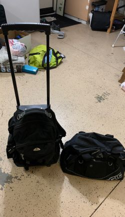Rolling back pack and hand back
