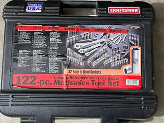 Craftsman 122 Piece Mechanic Tool Set 