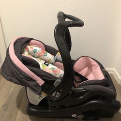 Baby Trend Infant Car Seat In Pink