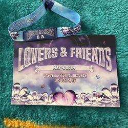 Lovers & Friends Festival Wristband