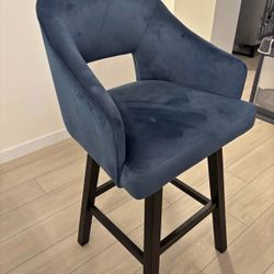 Gorgeous Tallenger Bar Height Bar Stool with Open Contoured Back (set of 2)