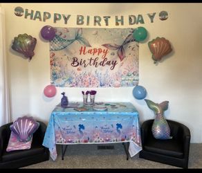Mermaid Party Set/Decorations For 20 Guests