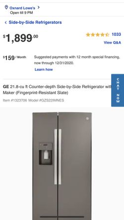 GE fridge