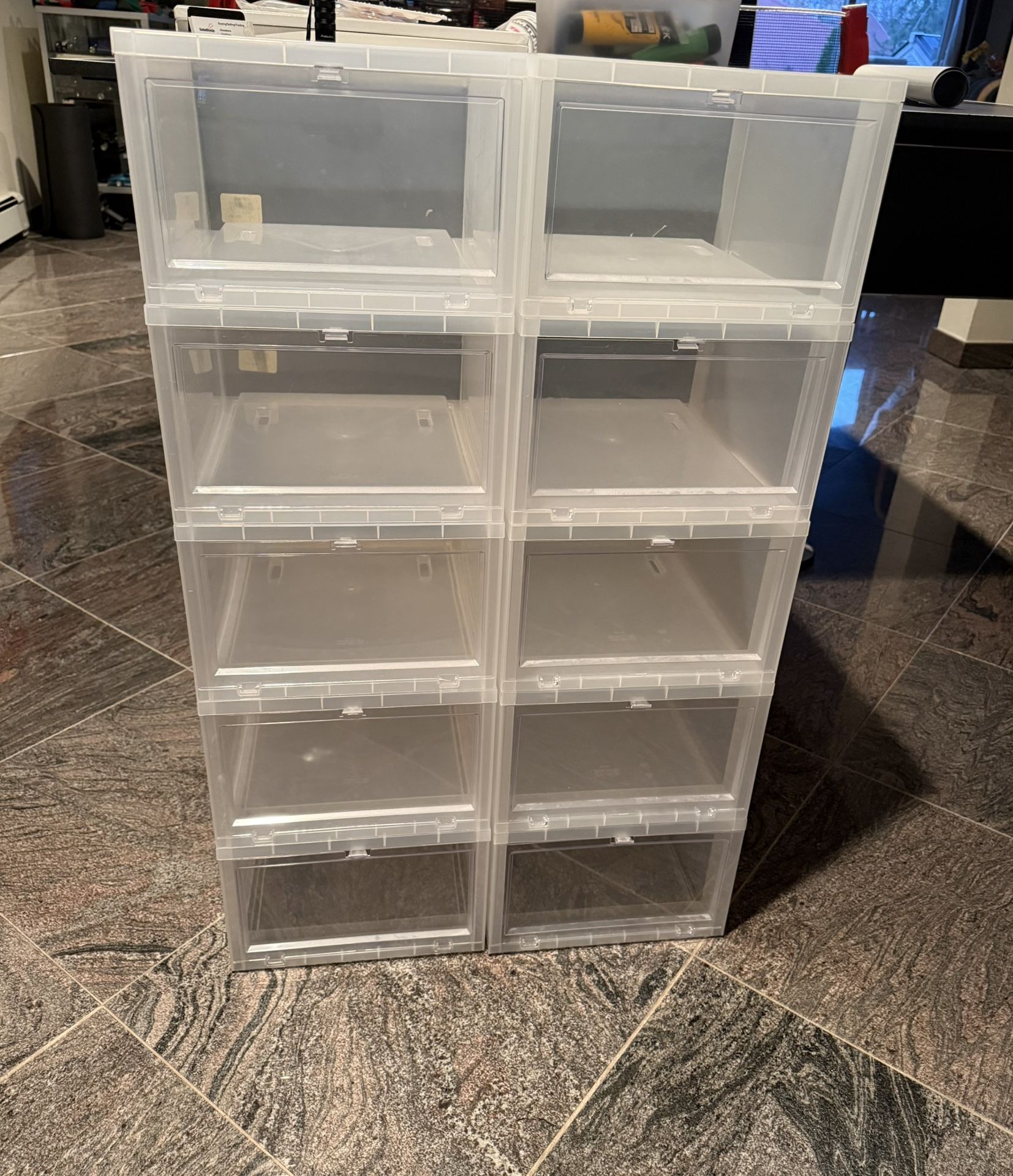 Display Front Drop Cases For Shoes 