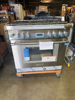 Thermador stove gas range w 36”